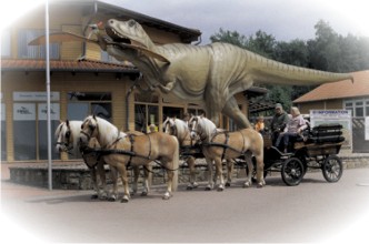 Vor dem Dino - Park